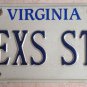 Virginia vanity TEXAS STUCK STEAK license plate TX Stick Meat Food Geography