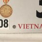 VIETNAM VETERAN license plate Military Saigon War Service Medal VVA Low #380 VV