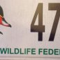 WILDLIFE FEDERATION license plate Wild National NWF Environment Nature Fly Park