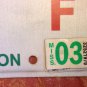 WILDLIFE FEDERATION license plate Wild National NWF Environment Nature Fly Park