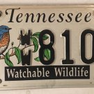 Tennessee WILDLIFE BLUEBIRD  license plate blue bird wild animal