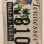 Tennessee WILDLIFE BLUEBIRD license plate blue bird wild animal