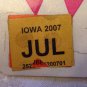 Iowa CANCER SURVIVOR license plate cure Save Lives Early detection pink Komen