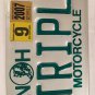 NH Hampshire MOTORCYCLE vanity TRIUMPH Speed TRIPLE license plate Rocket Daytona