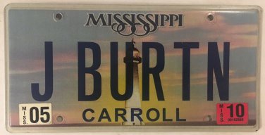 Vanity JEFF BURTON license plate Roush Racing Driver NASCAR team Stock Car Race