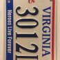 VA Handicap FALLEN POLICE OFFICER LAW ENFORCEMENT BLUE RIBBON license plate Gun