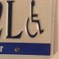 VA Handicap FALLEN POLICE OFFICER LAW ENFORCEMENT BLUE RIBBON license plate Gun