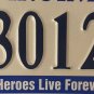 VA Handicap FALLEN POLICE OFFICER LAW ENFORCEMENT BLUE RIBBON license plate Gun