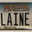 Vanity ELAINE license plate Elayne Ellen Lainey Elana Elayna Eleanor Elain Laine