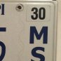 PLAY TENNIS license plate US Open Court Player Racket Sport USTA ball WTA French