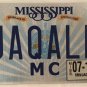 MOTORCYCLE vanity JACQUALINE JACLYN JACQUELINE license plate Jackie Jacquelyn JA
