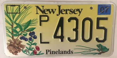 WILDLIFE FROG PINE BARRENS NATIONAL PARK license plate Pinelands Wild Animal