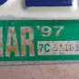 Illinois vanity OLD BLACK 85 license plate Classic Muscle Car Mustang Ford Chevy