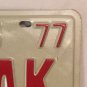Vanity SLOW JAKE JACK license plate Jacob Jacky Jackie Jaky Jakob James Jamie Ja