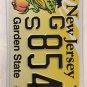 NJ AGRICULTURE FARMING license Plate Black Horse Vegetable Fruit Farmer Tomato