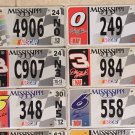 1 NASCAR driver license plate Racing Fan Race Stock Car - PICK YOUR PLATE