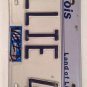 Vanity ELLIE 45 license plate Elise Eleanor Elaine Ellen Eloise Elizabeth