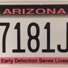 CANCER SURVIVOR license plate JK 1781 Breast Mammogram Save Life Komen Cure Pink