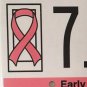CANCER SURVIVOR license plate JK 1781 Breast Mammogram Save Life Komen Cure Pink