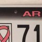 CANCER SURVIVOR license plate JK 1781 Breast Mammogram Save Life Komen Cure Pink