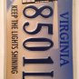 Virginia LIGHTHOUSE Keep Lights Shining license plate Sea Beach Light House Boat