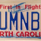 North Carolina vanity HUMAN BEAN license plate Coffee store Billion BN