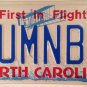 North Carolina vanity HUMAN BEAN license plate Coffee store Billion BN