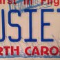 North Carolina vanity SUSIE 70 license plate 1970 Suzanne Susan Suzana