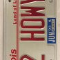 IL vanity 92 HOWY HOWIE HOWARD license plate 1992 Howe Howen Hewie Chicago