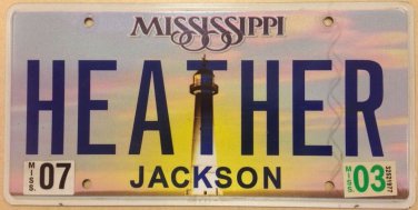 Vanity HEATHER license plate Heath Hether Actress Locklear