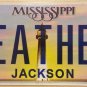 Vanity HEATHER license plate Heath Hether Actress Locklear