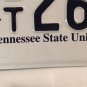 ETSU EASTERN TENNESSEE STATE UNIVERSITY license plate Buccaneers Bucky Johnson