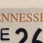 ETSU EASTERN TENNESSEE STATE UNIVERSITY license plate Buccaneers Bucky Johnson