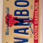 Carolina vanity VAMBO license plate Marble Eye Alex Harvey Rock Band Music Rambo