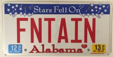 Vanity FOUNTAIN license plate water spring drink Youth park architecture garden