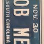 Vanity ROB MEL license plate Bob Robert Melissa Melanie Melinda Melody Bobbie
