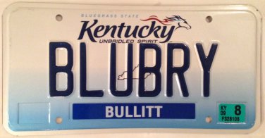 Vanity BLUEBERRY license plate Fruit Healthy Food Plants Sweet Pie Berry Fruits