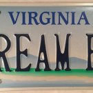 VA vanity DREAM BALL license plate Baseball MLB basketball NBA Soccer volleyball