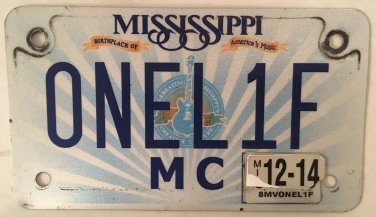 MOTORCYCLE vanity ONE LIFE license plate Free Danger Risk Biker Harley Fun Ride