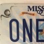 MOTORCYCLE vanity ONE LIFE license plate Free Danger Risk Biker Harley Fun Ride