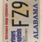 Freemason SHRINERS HELP CHILDREN license plate Freemasonry Secret Master Masonic