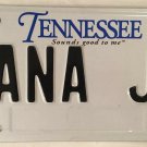 Vanity JANA JO license plate Janice Joseph Joe John Jon Jonathan Jan Joanna Jane