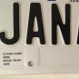 Vanity JANA JO license plate Janice Joseph Joe John Jon Jonathan Jan Joanna Jane