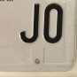 Vanity JANA JO license plate Janice Joseph Joe John Jon Jonathan Jan Joanna Jane