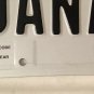 Vanity JANA JO license plate Janice Joseph Joe John Jon Jonathan Jan Joanna Jane