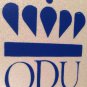 Virginia Old Dominion University MONARCHS license plate ODU Norfolk Big Blue VA