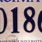 Virginia Old Dominion University MONARCHS license plate ODU Norfolk Big Blue VA