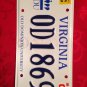 Virginia Old Dominion University MONARCHS license plate ODU Norfolk Big Blue VA