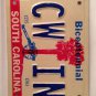 Vanity CW ING C WING license plate Star Wars Plane Pilot Space Wings Airlines