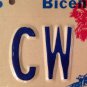 Vanity CW ING C WING license plate Star Wars Plane Pilot Space Wings Airlines
